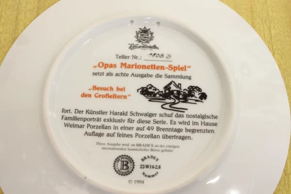 Piatto Decorato Opas