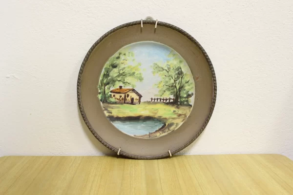 Piatto Decorativo in Metallo "Estate"