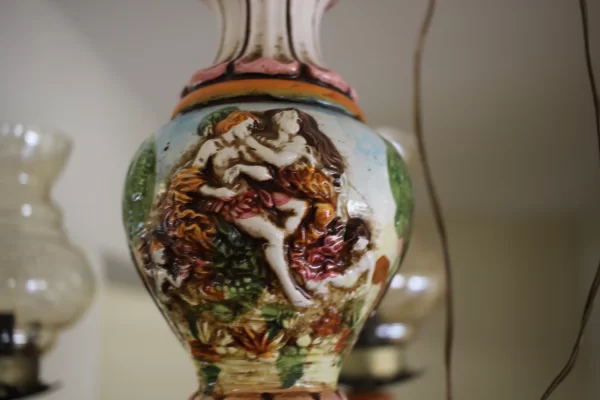 Lampadario in Ceramica Capodimonte