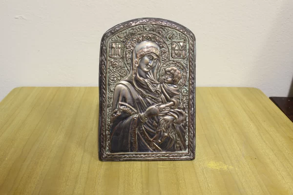 Quadretto Icona della Madonna con Gesù Bambino