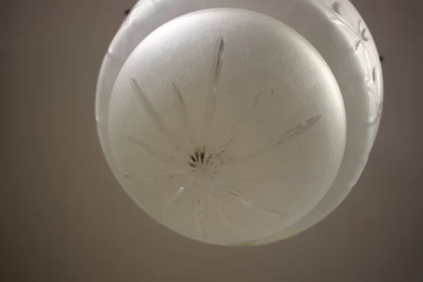 Lampadario Bianco Opaco