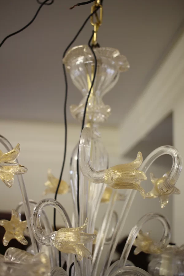 Lampadario In Vetro Di Murano