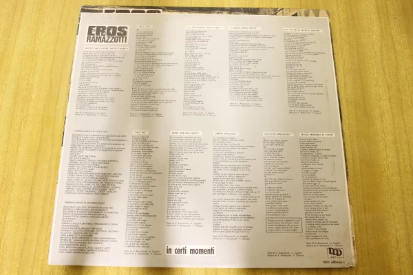 Disco Vinile Eros Ramazzotti - In Certi Momenti