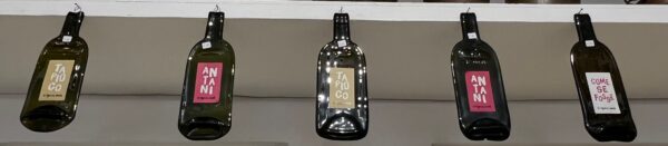 BOTTIGLIE PUBBLICITARIE IN VETRO PIATTE