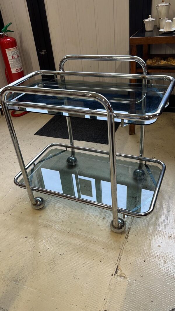 CARRELLO PORTA VIVANDE MODERNARIATO ANNI '70