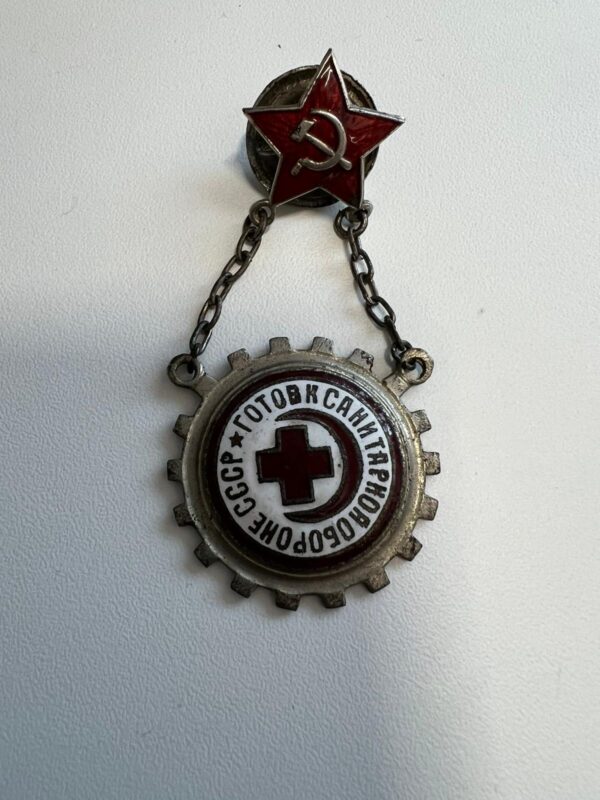 DISTINTIVO URSS DIFESA SANITARIA 1934