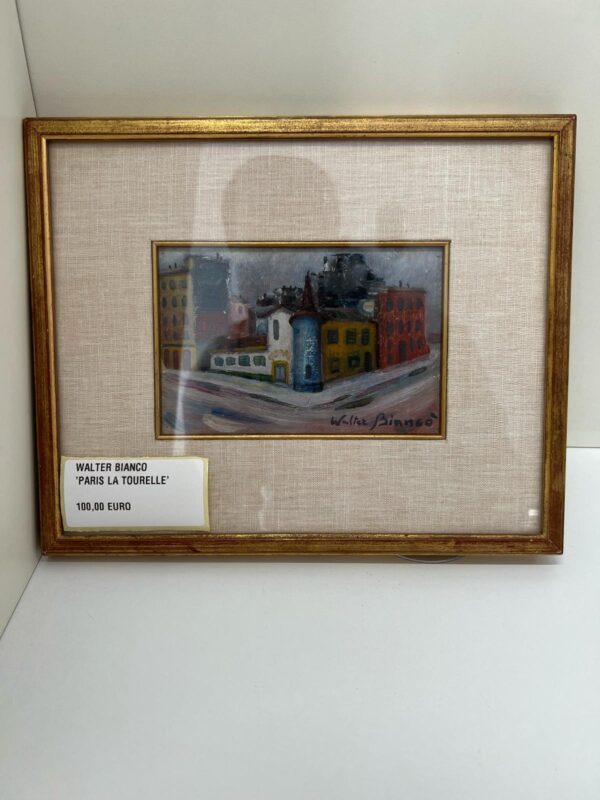 QUADRO WALTER BIANCO' ''PARIS- LA TOURELLE''