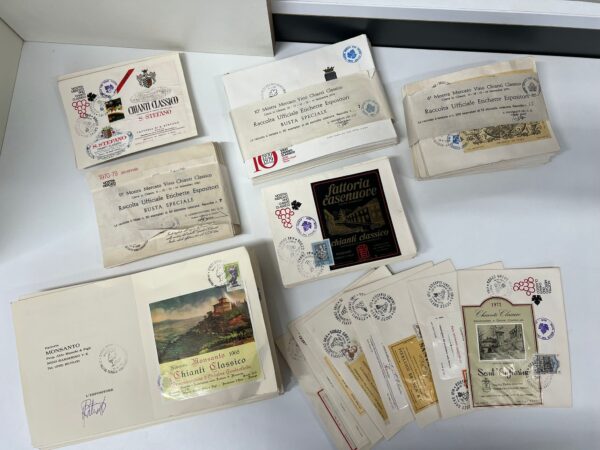 LOTTO RACCOLTA UFFICIALE ESPOSITORI CHIANTI CLASSICO DIVERSE ANNATE