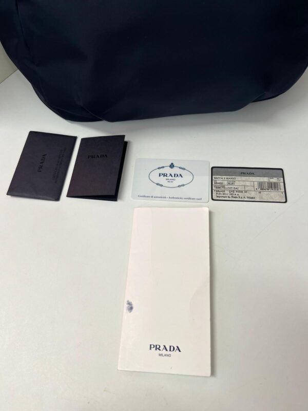 BORSA PRADA NYLON E PELLE BLU ART. BR4420 - immagine 16