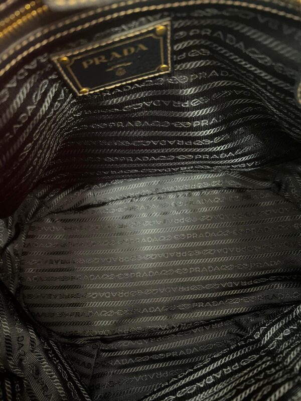 BORSA PRADA NYLON E PELLE BLU ART. BR4420 - immagine 6