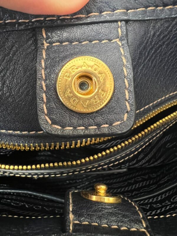 BORSA PRADA NYLON E PELLE BLU ART. BR4420 - immagine 5