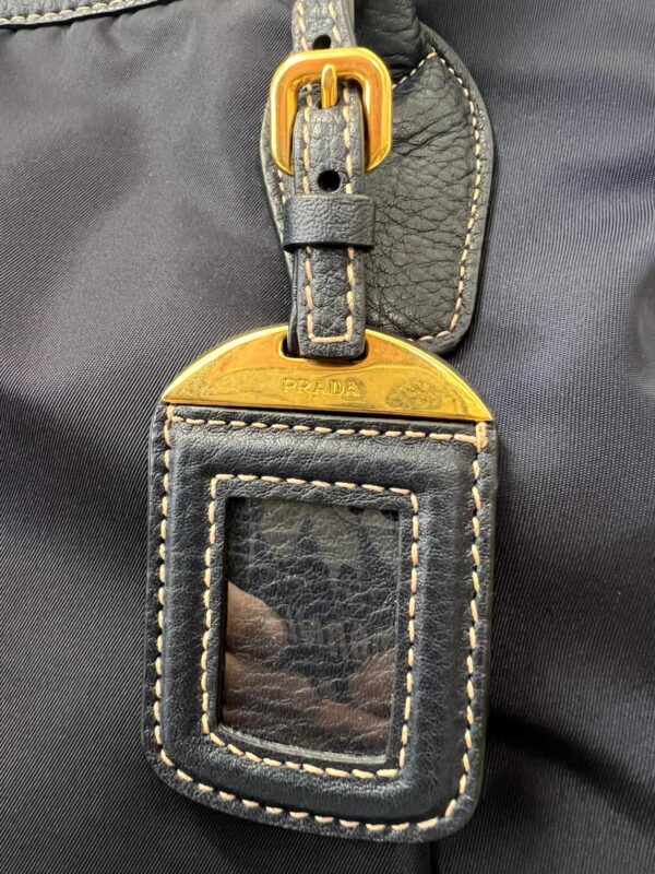 BORSA PRADA NYLON E PELLE BLU ART. BR4420 - immagine 2