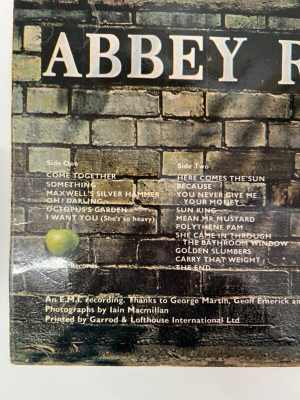 VINILE 'ABBEY ROAD ' THE BEATLES EMI 1969 PCS 7088 - immagine 4