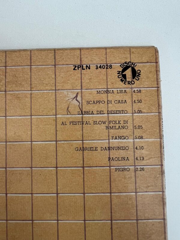 VINILE 'PIGRO' IVAN GRAZIANI ZPLN 34028 - immagine 5
