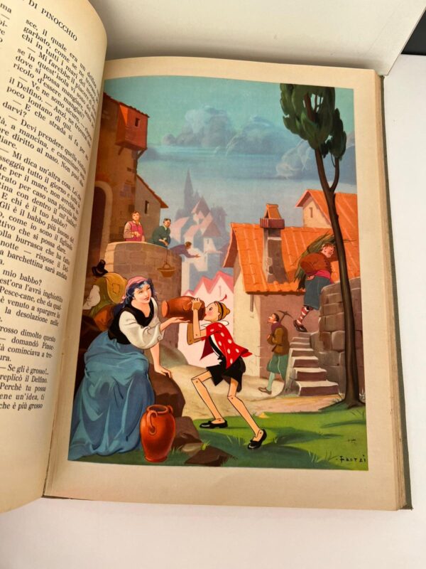 LIBRO 'LE AVVENTURE DI PINOCCHIO' C.COLLODI ED.SALANI 1946 - immagine 8