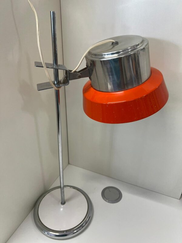 LAMPADA DA SCRIVANIA 'TARGETTI SANKEY' SPACE AGE ANNI '70 - immagine 3
