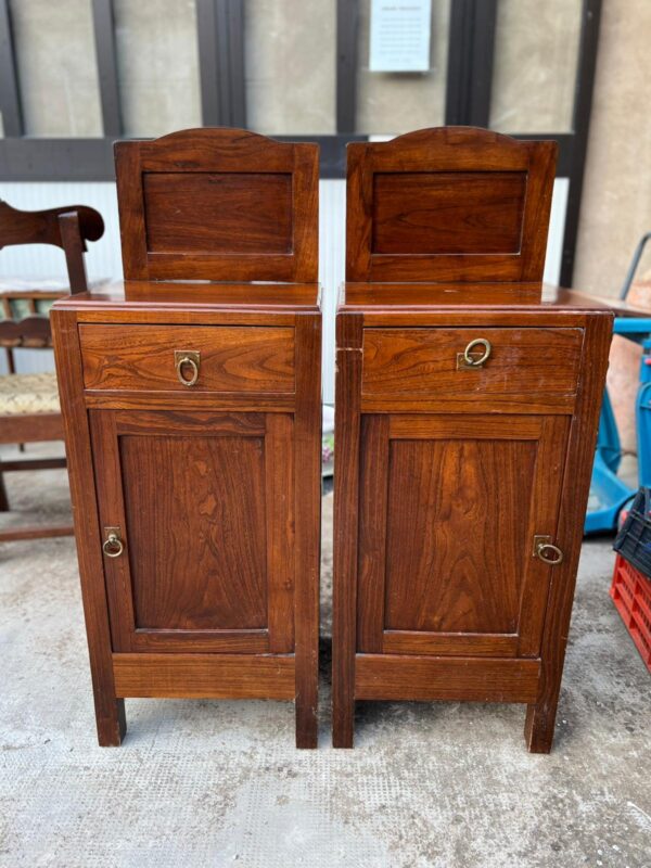 COPPIA DI COMODINI IN LEGNO - immagine 3