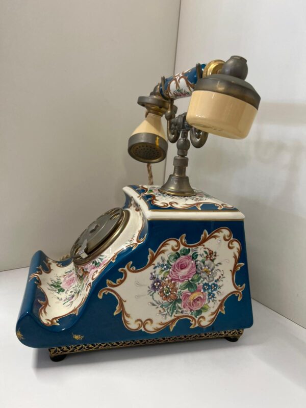 TELEFONO VINTAGE DECORATIVO IN CERAMICA - immagine 9