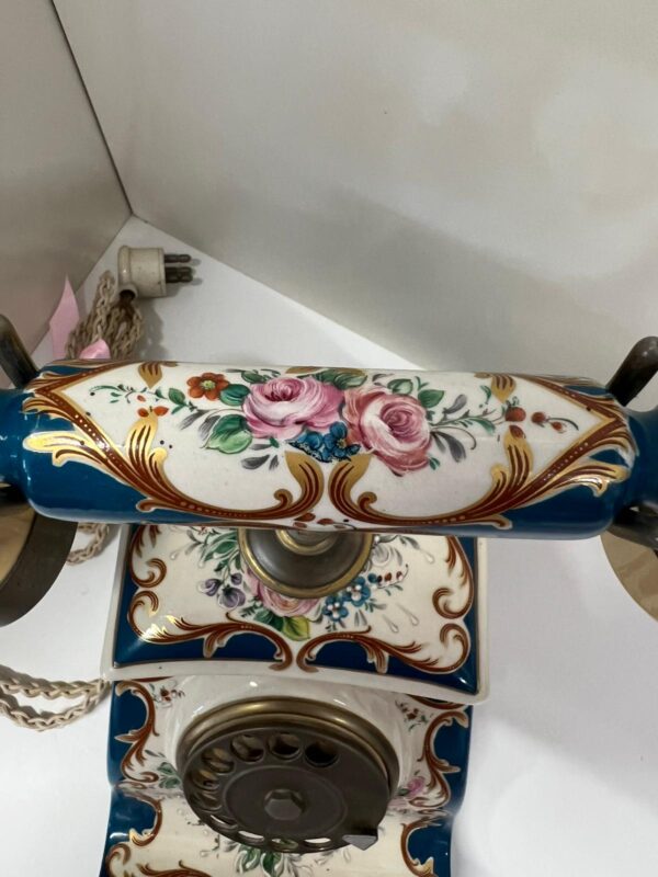 TELEFONO VINTAGE DECORATIVO IN CERAMICA - immagine 7