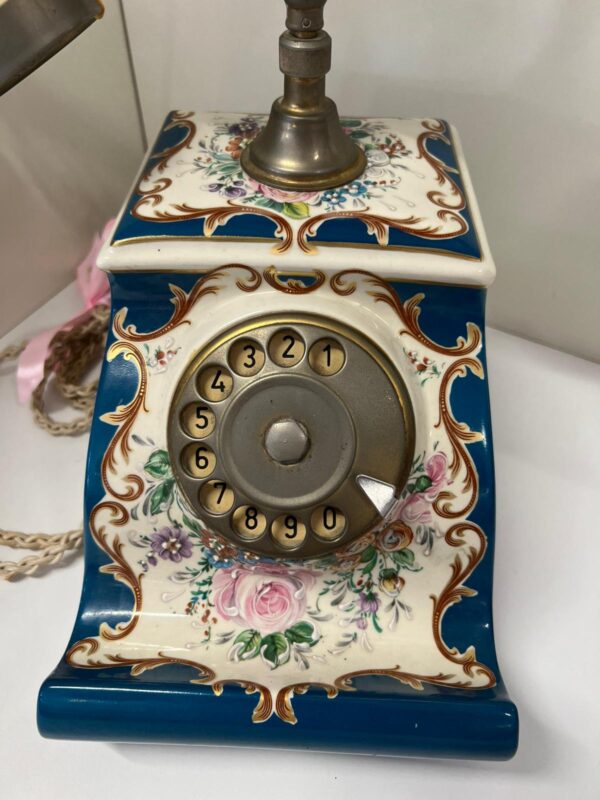 TELEFONO VINTAGE DECORATIVO IN CERAMICA - immagine 5