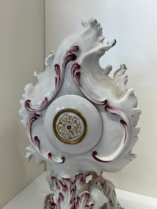 OROLOGIO IN STILE ROCOCO' IN PORCELLANA FABRIS - immagine 10