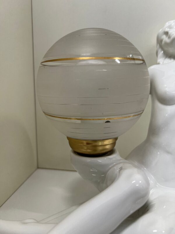 LAMPADA FIGURA DI DONNA IN STILE ART DECO' - immagine 3