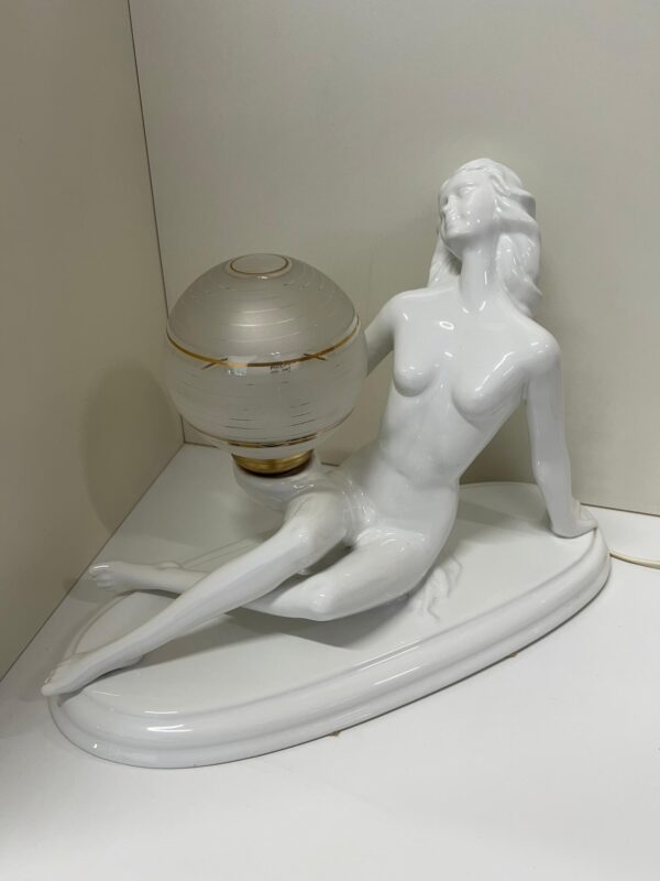 LAMPADA FIGURA DI DONNA IN STILE ART DECO' - immagine 5