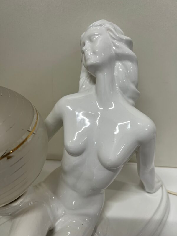 LAMPADA FIGURA DI DONNA IN STILE ART DECO' - immagine 6