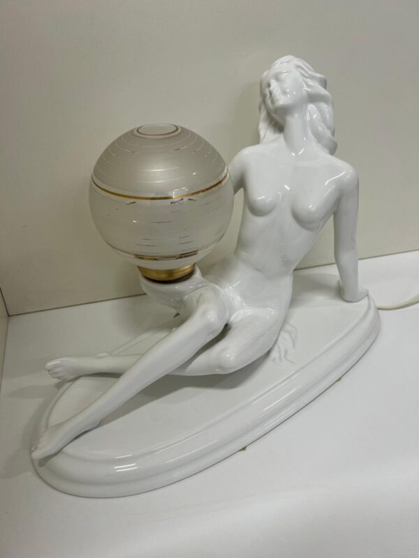 LAMPADA FIGURA DI DONNA IN STILE ART DECO' - immagine 9